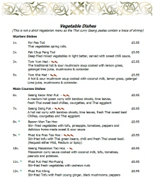 Supattra Thai Vegetarian Dishes